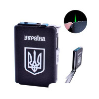 Портсигар-автомат на 10 сигарет с зажигалкой Украина
