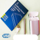 Портсигар із USB-запальничкою гладкий