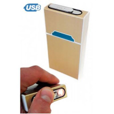 Портсигар Под пачку с USB-зажигалкой Slim